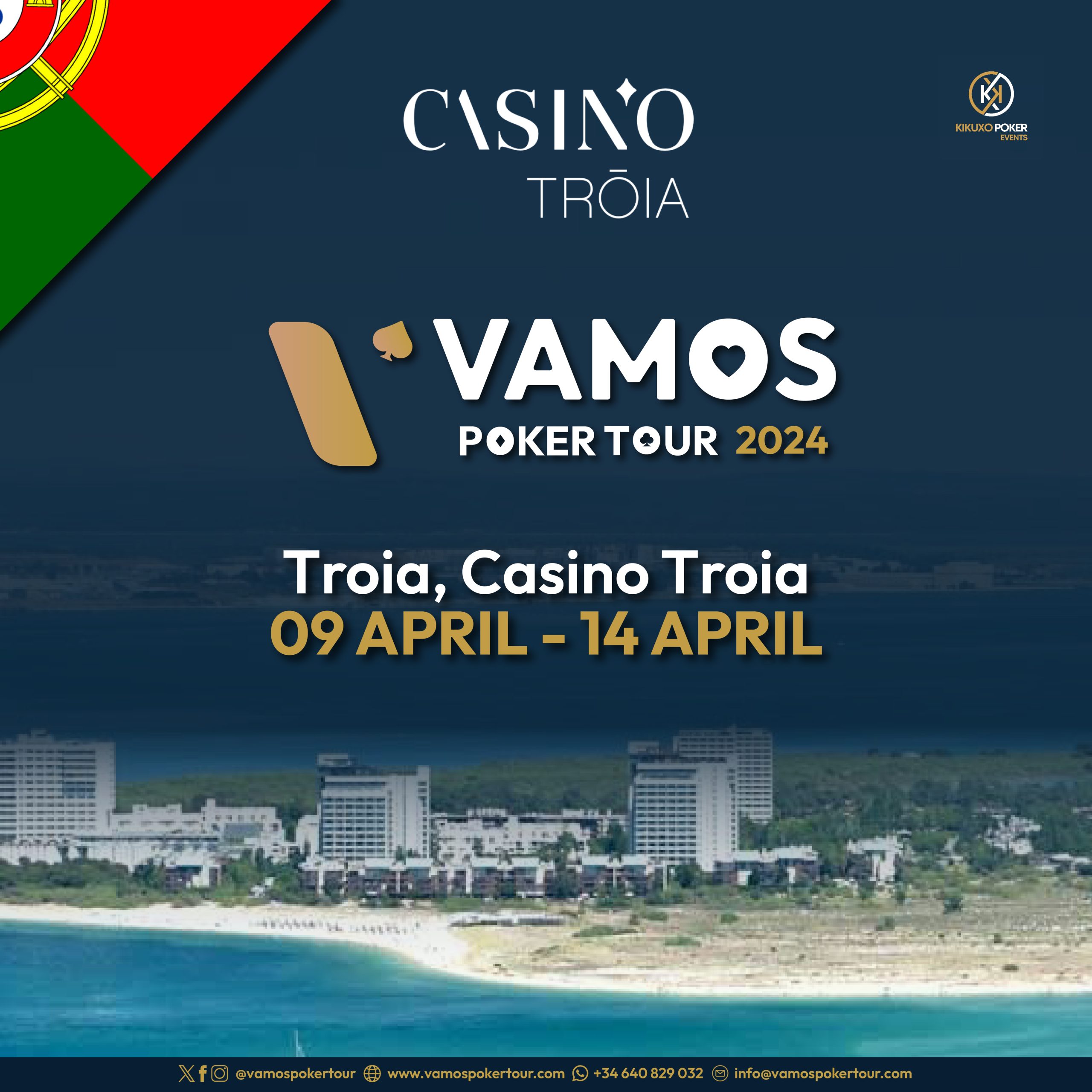 Vamos Poker Tour Troia (9 - 14 April 2024)