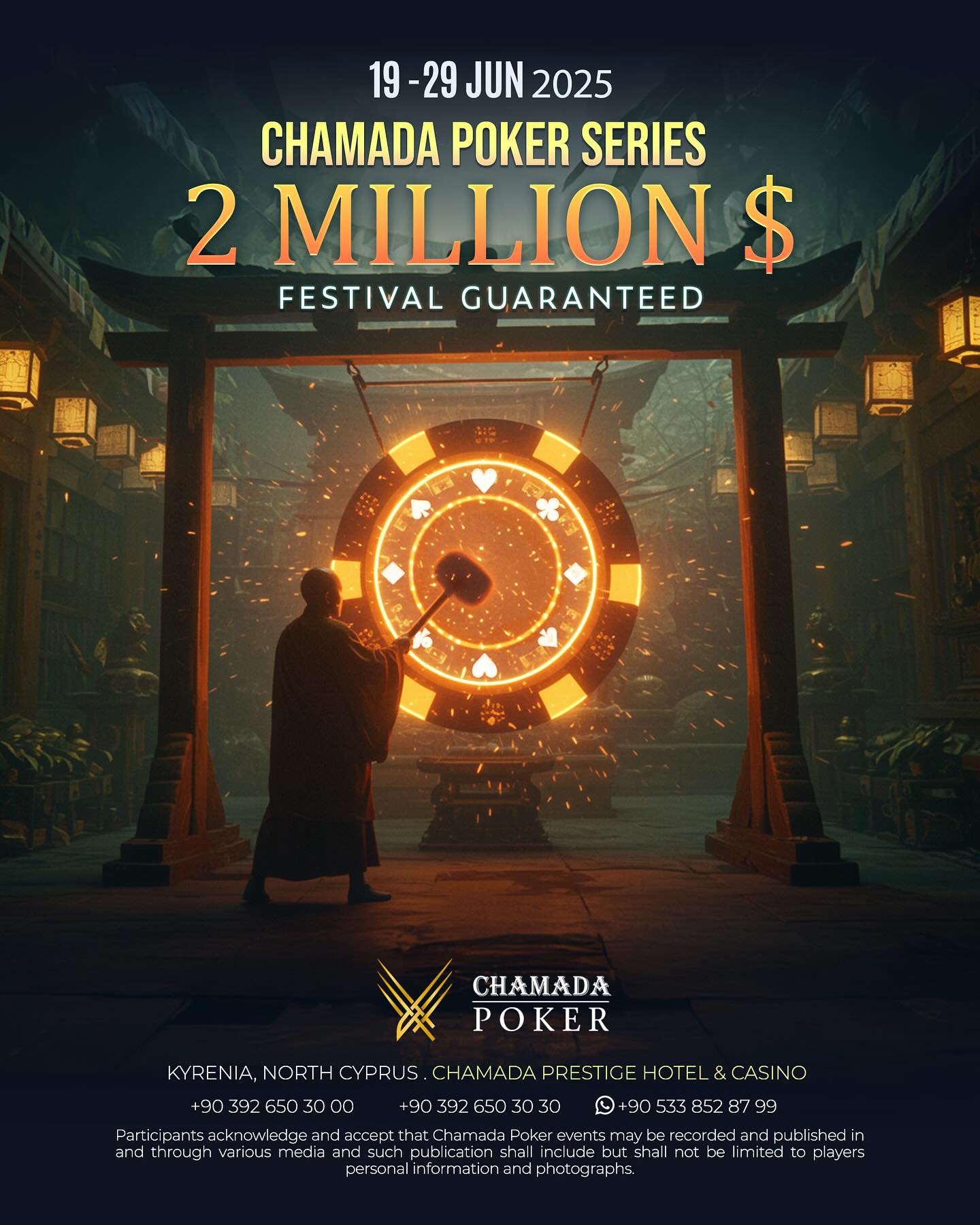 Chamada Poker Series June 2025 (19 - 29 June)